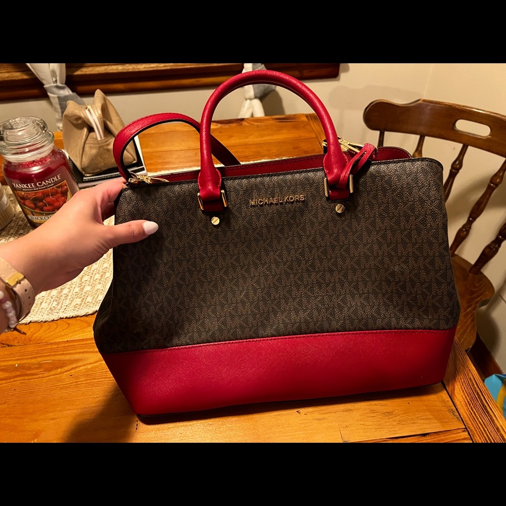 Michael Kors Purse • Brown & Red